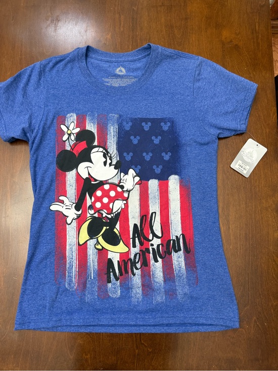 Disney Tops - Disney Store All American Minnie Mouse Shirt NWT Size Large